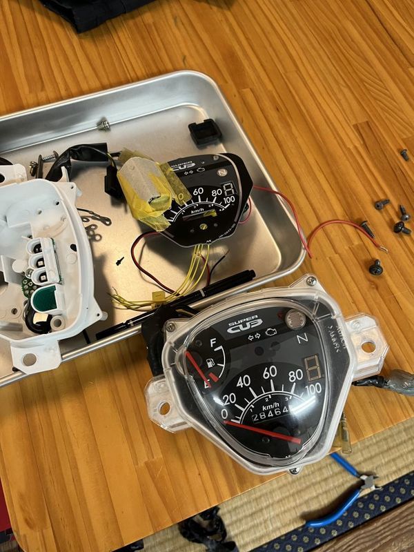 スーパーカブ110（JA07）シフトポジションインジケーター 再