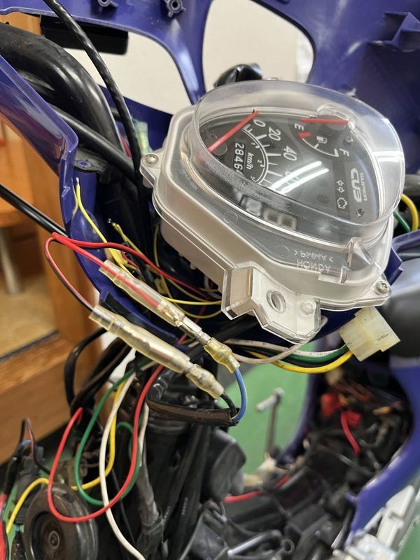 スーパーカブ110（JA07）シフトポジションインジケーター 再